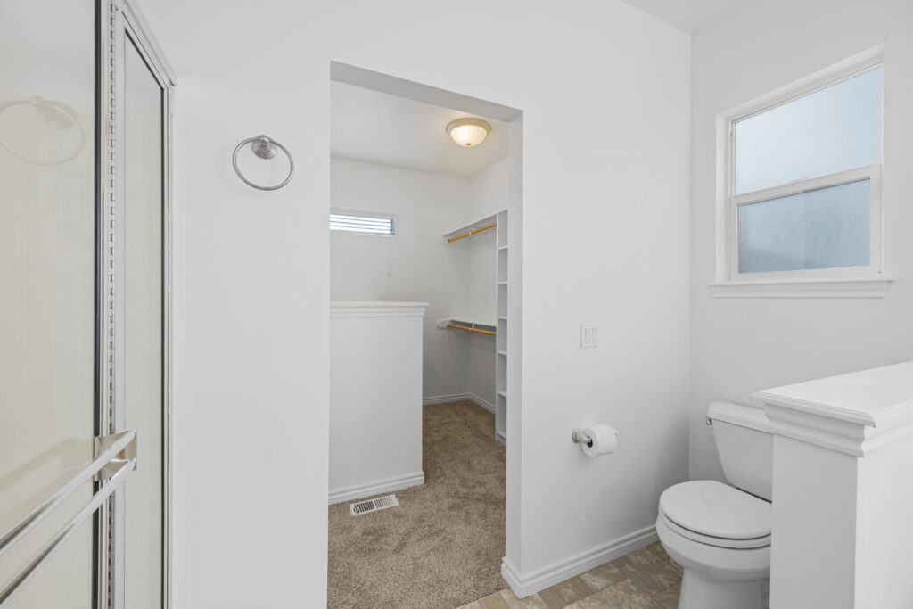 Primary master bathroom view of house at 2680 south loftus way in meridian, idaho listed by jeff sudmeier with idahoreal.estate team at action real estate.