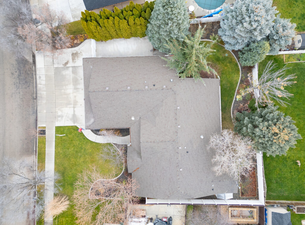 Aerial view of house at 2680 south loftus way in meridian, idaho listed by jeff sudmeier with idahoreal.estate team at action real estate.